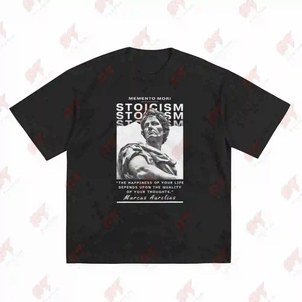 Stoicism Memento Mori Marcus Aurelius Quote Stoic Short Sleeve Tee 100% Cotton T-Shirt