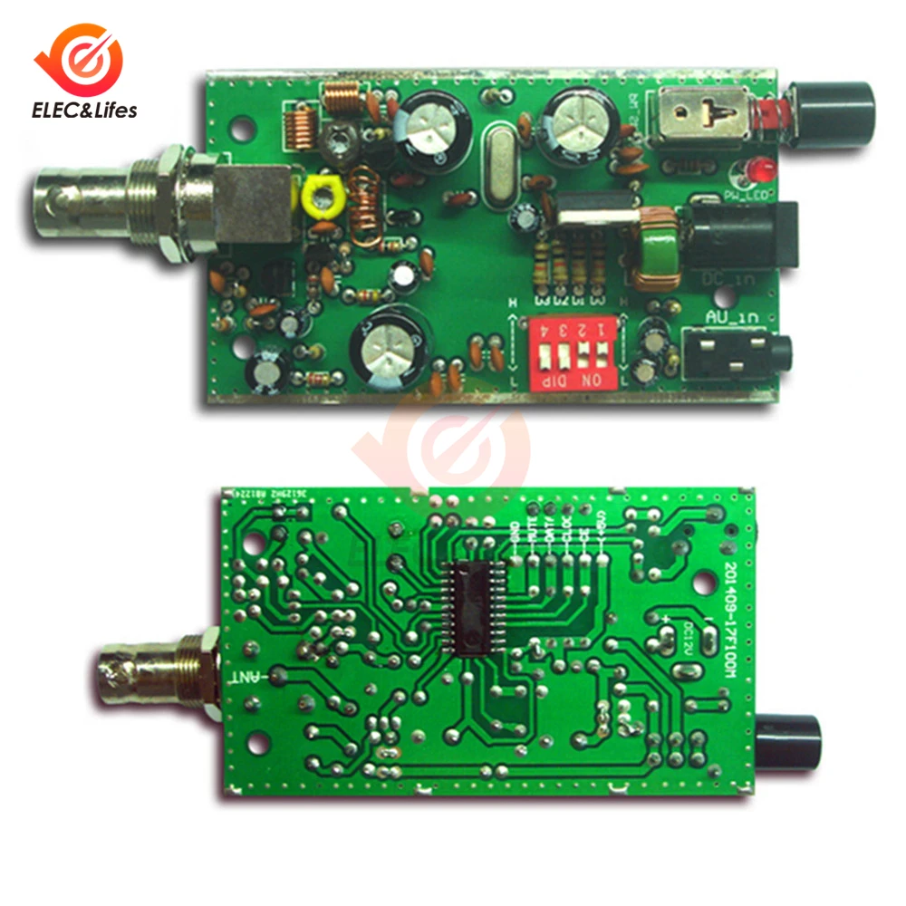 BH1417F FM Transmitter Radio Transmitter Module 12V PLL Stereo Digital Radio DIY Kit Wireless Transmitter Module BH1416F Module