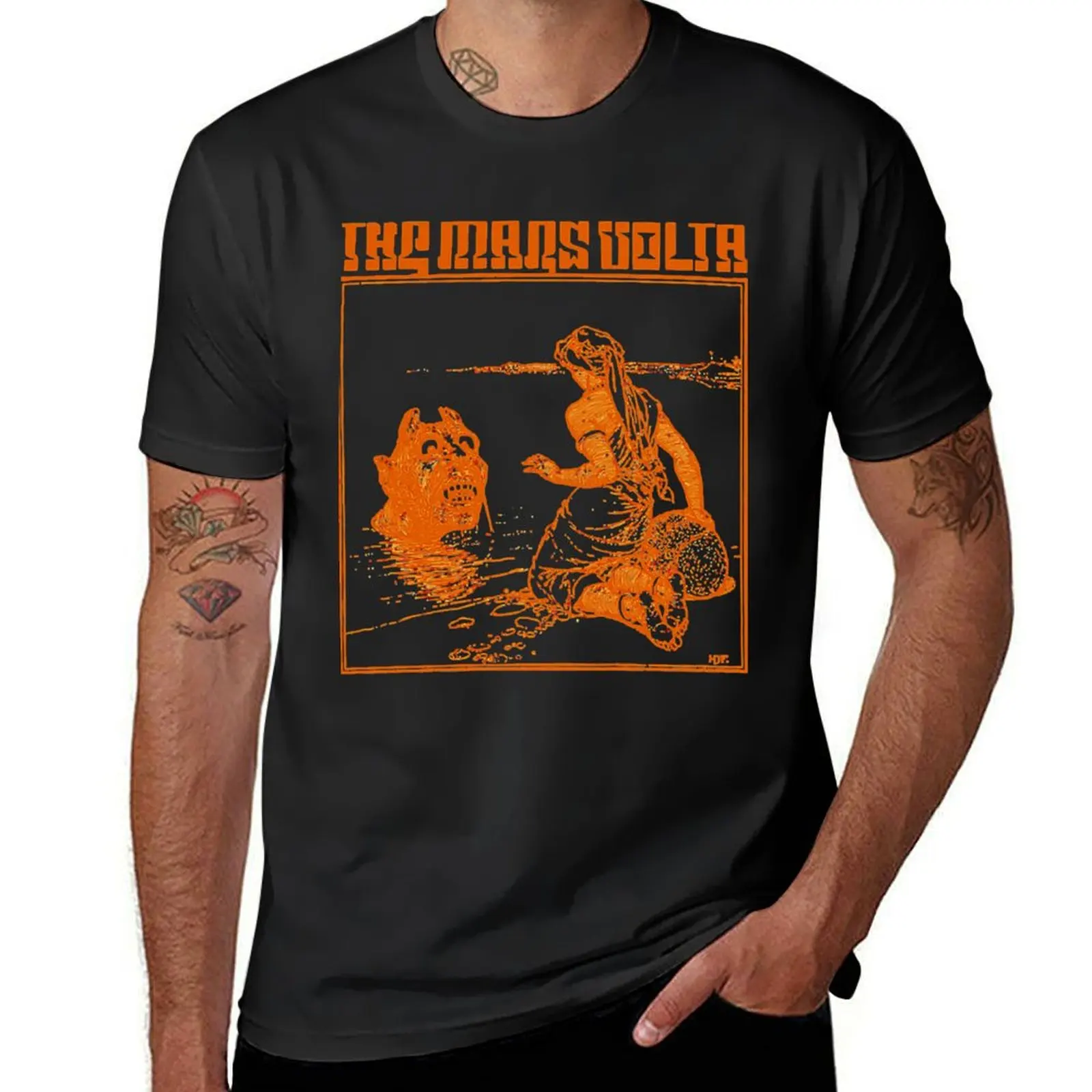 The Mars Volta T-Shirt heavyweights oversizeds blacks tees tshirts for men