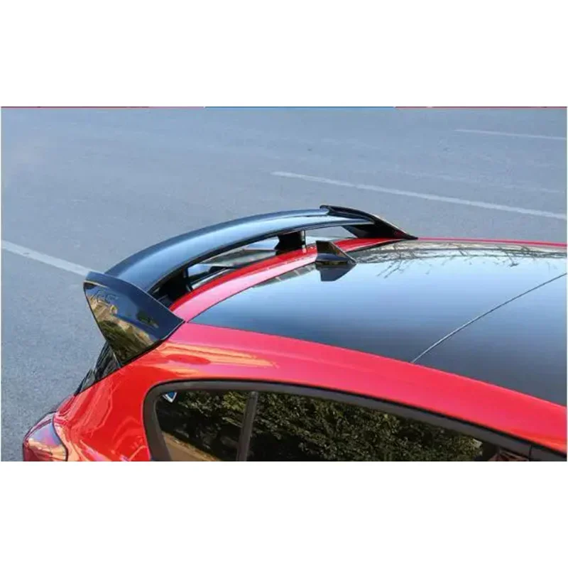 

For Ford Focus Hatchback ST LINE 2019 2020 2021 2022 ABS Carbon Fiber Car Rear Wing Trunk Lip Roof Spoiler