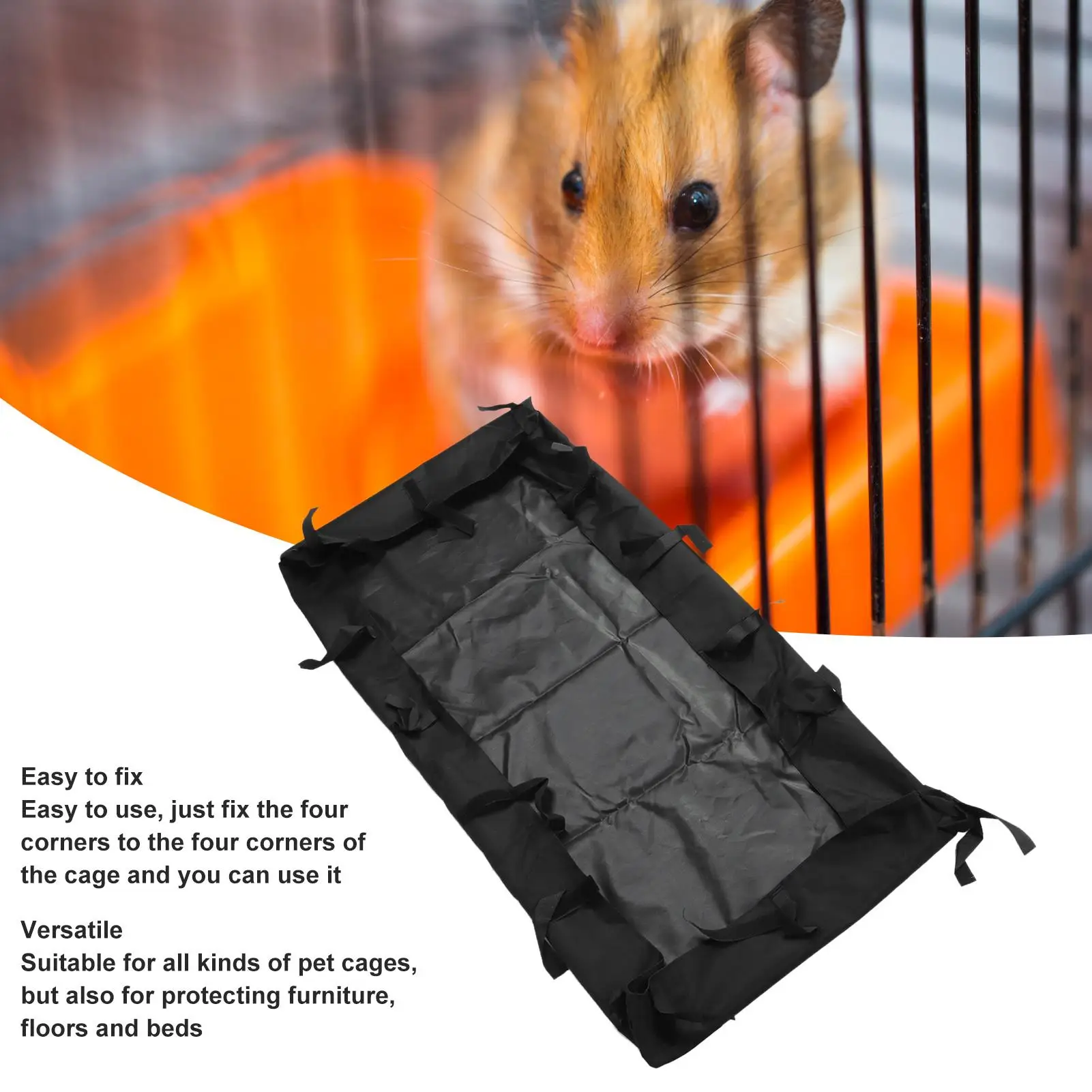 Waterproof Oxford Cloth for guinea Pig Cage Bottom Liner - Easy to Clean & Fix, Multipurpose Dry Cover