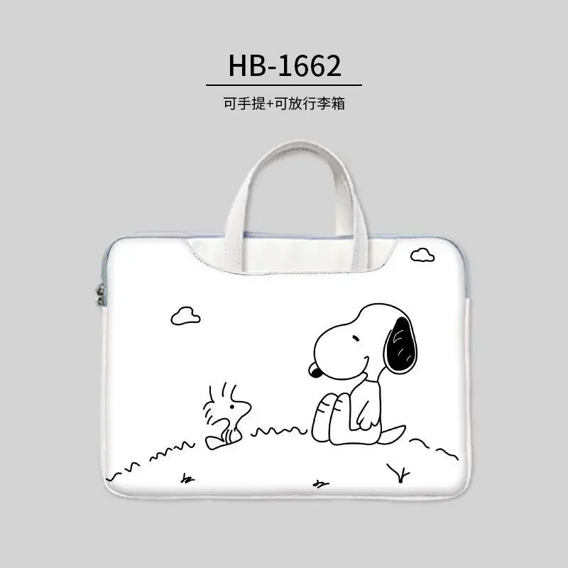 Snoopy Laptop Bag For Notebook Case For Apple Xiaomi Dell Asus Lenovo 12 13 13.3 14 14.6 15 15.6 16 inch Lightweight Handbag