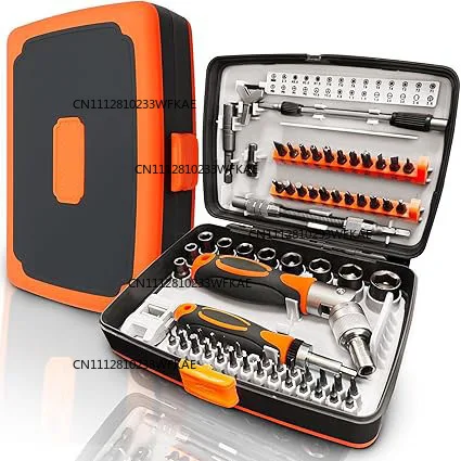 68 in 1 Precision Screwdriver Set with 60 Magnetic Torx and Phillips Bits Repair Tool Kit ideal for glasses phone perfect gift