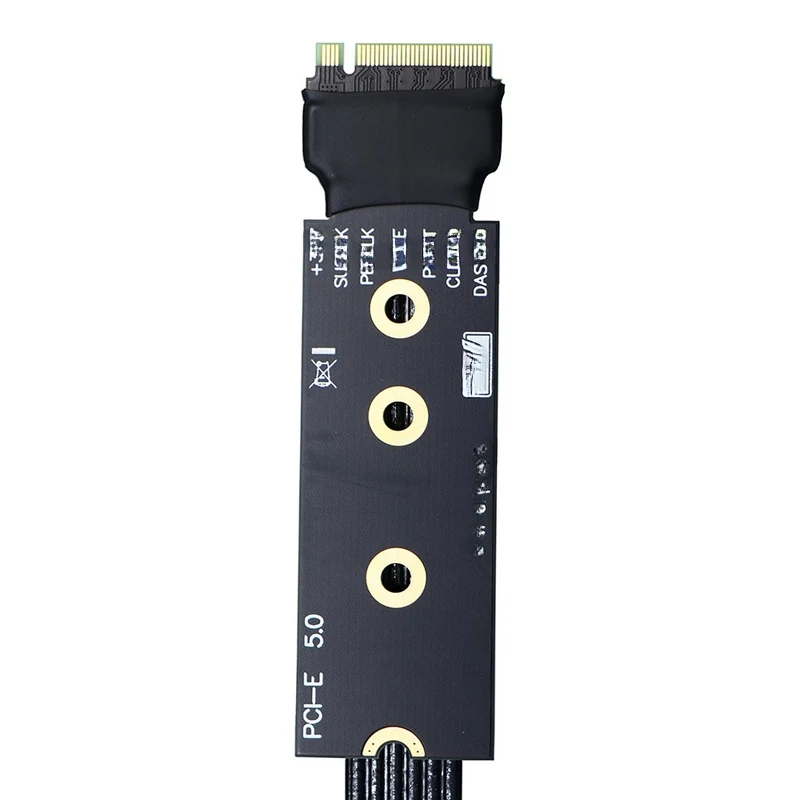 

YY+for PCIE 5.0 X4 GEN5 SSD Adapter Cable M.2-Mkey Extension Cable 128GBPS for M.2 2280