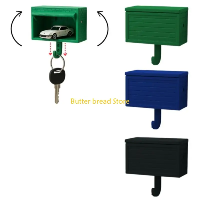 W89C Decorative Keeper Box Simulated Garage Brick Design Wall Mount Case