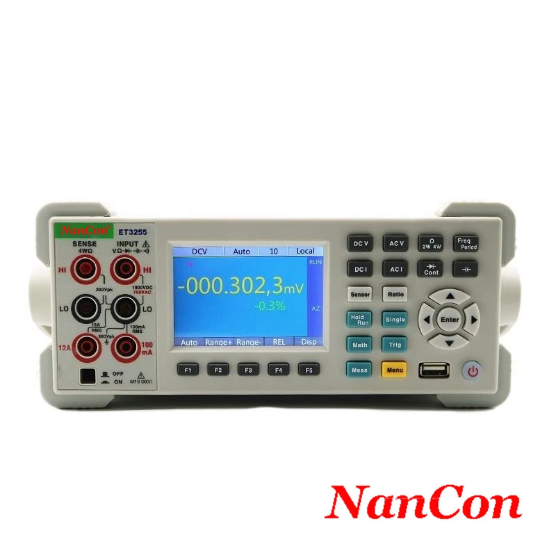 NanCon ET3255 Series Digital Multimeter 0.01 Accuracy IP67 Protection 110V Voltage 1-Year Warranty for Electric Measurement
