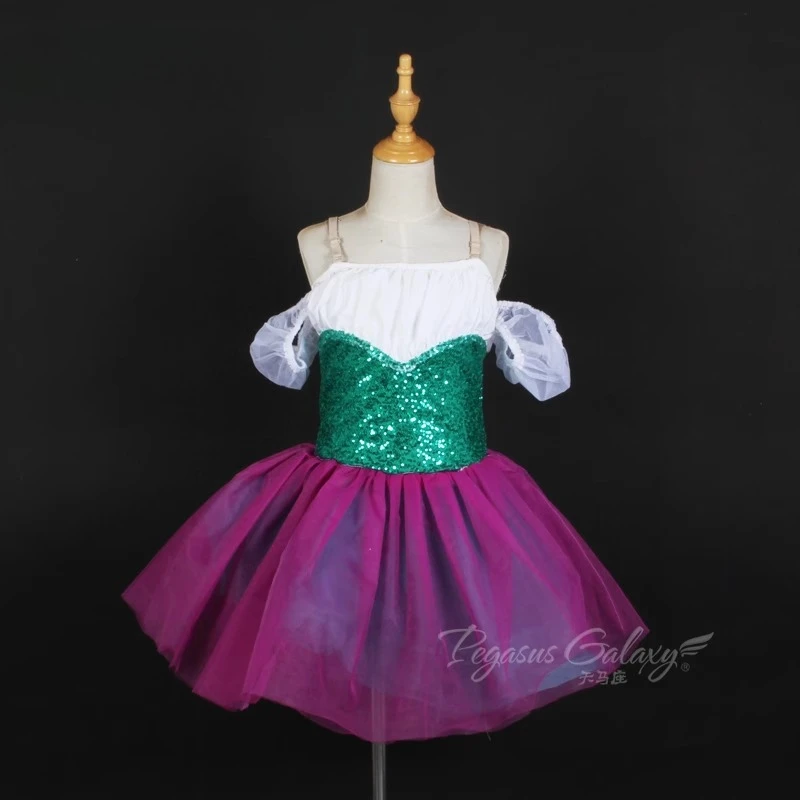 

Sequins Ballet Tutu Dress for Girls Women Stage Performance Dancewear Adult Children Stage Shows Dresses Ballet Dance Costume