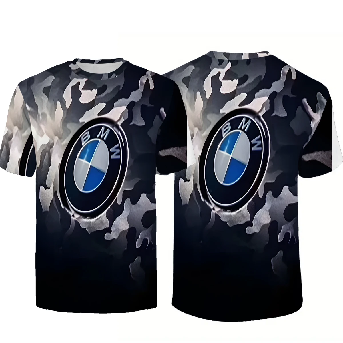 2025 BMW Harajuku Racing Fan T-shirt Short sleeve Summer Sweat Quick Dry Comfortable Top Motocross short T-shirt sleeve B-M-W