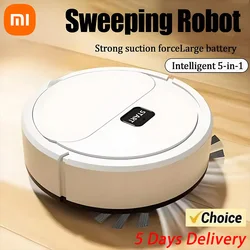 Mini Robot aspirador portátil automático para el hogar, recargable por USB, máquina barredora 3 en 1 húmeda y seca para el hogar 2024