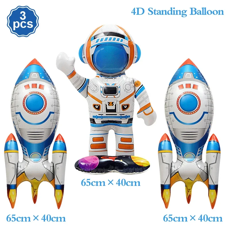 Decoration Anniversaire Astronaute Espace 5 Ans, Fond et Bannière Decoration Anniversaire Astronaute Espace 5 Ans, Fond et Bannière