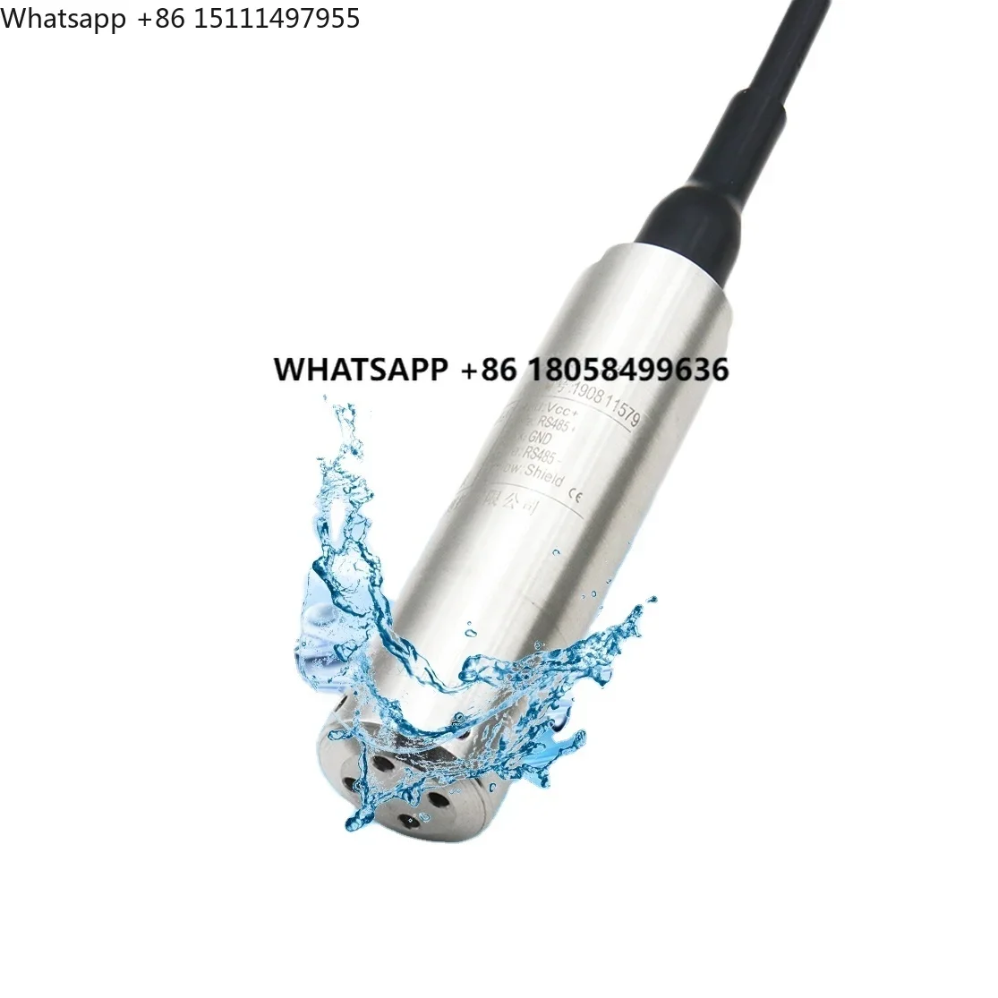 4-20mA Marine Vessel Boat Fuel & Seawater Level Measuring Instrument Submersible Pressure Transducer & Sensor