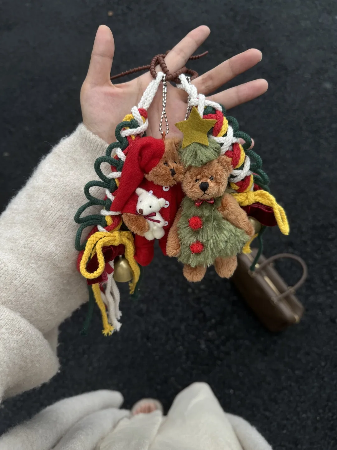 Miś Śliczne Anime Świąteczna torba Akcesoria do zawieszek Plecak studencki Kreskówka Dekoracja Zabawne zabawki prezentowe