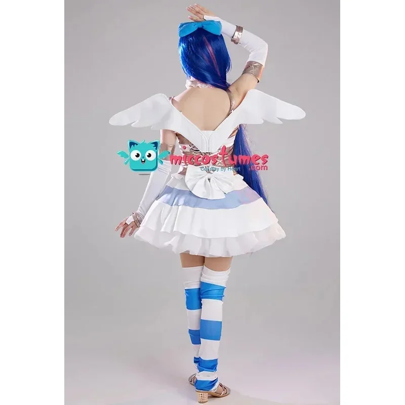 Miccostumes женские чулки костюм ангела платье крыло с полным комплектом аксессуаров для Хэллоуина косплей Costumesc;6,r'8;p'