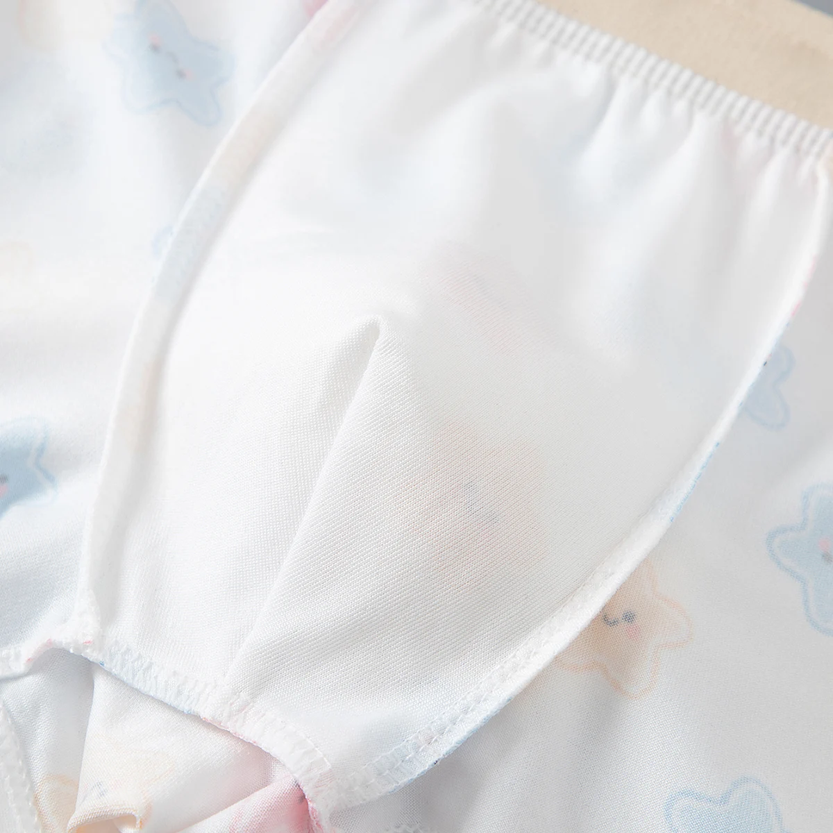 8-teiliges Set bequemer Kinderunterwäsche für alle Jahreszeiten, Jungen-Dinosaurier-Print, niedliche vierkantige Hosen, lässige kurze Unterhosen für zu Hause. – Detail 13