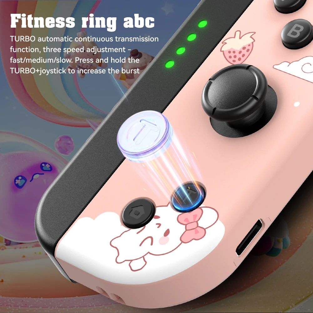 Bluetooth-Compatible Wireless Controller For Nintendo Switch,Android,PC Portable Mini Handheld Gamepad With Turbo