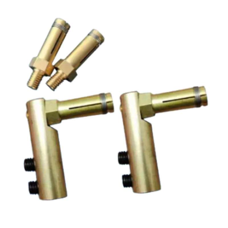 2Pieces/Lot PE Electric Melting Machine Fittings Welding Plug Copper Head Full Spring Durable Brass Welder Nozzle