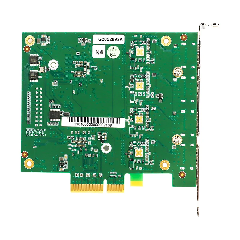 x 4 inputs PCIe 4K video capture card