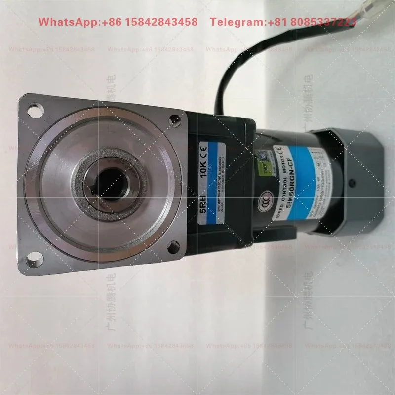 Single Phase Adjustable Speed Gear Motor 90W 150W With 5GA Series Parallel Shaft Reducer Head