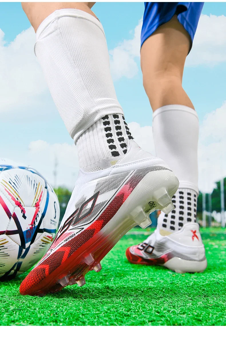 Herren Original Fußballschuhe Hochwertige Atmungsaktive Ultraleichte Profi-Fußballschuhe für Spielfeld und Training – Detail 20