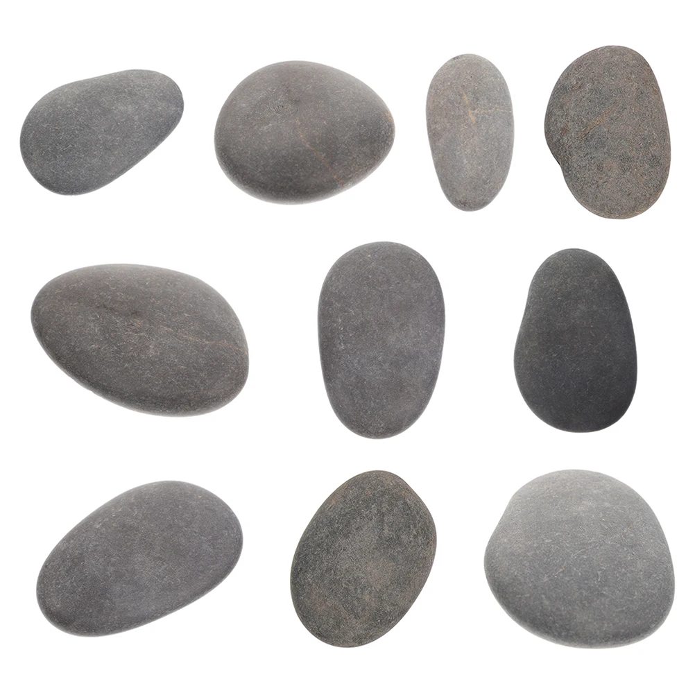 20 Pcs Painting Stone Smooth Natural Stones Supplies 3 5cm Size Polished Pebbles For DIY Crafts Kids Creativity Development