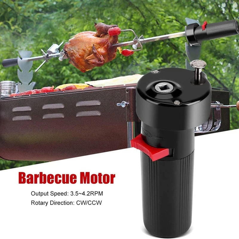 BBQ Rotator Motor Grill Motor, Barbecue Rotisserie Rotator Turn Around Barbecue Rotator Motor Bracket Accessories