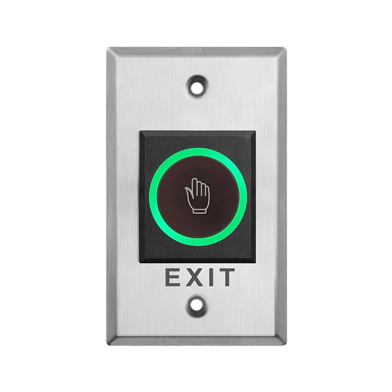 Infrared induction No Touch Exit Button Release Switch Opener NO COM NC LED Light for Door Access Control System Entry Open