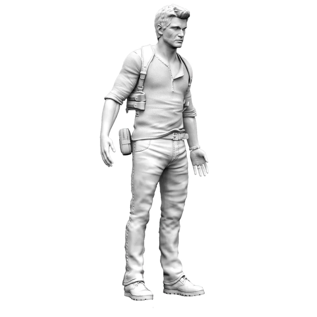 

1/24 Scale Resin Figure Model Kit Handsome Detective Unassembled and Unpainted 3D printing DIY toy 480