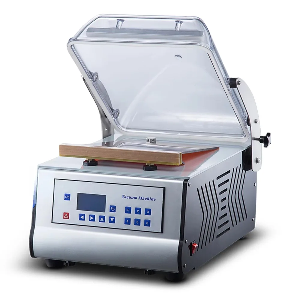 Máquina Selladora al Vacío Automática de Cámara Plana para Empacar Bolsas de Plástico, Papel Kraft y Papel de Aluminio