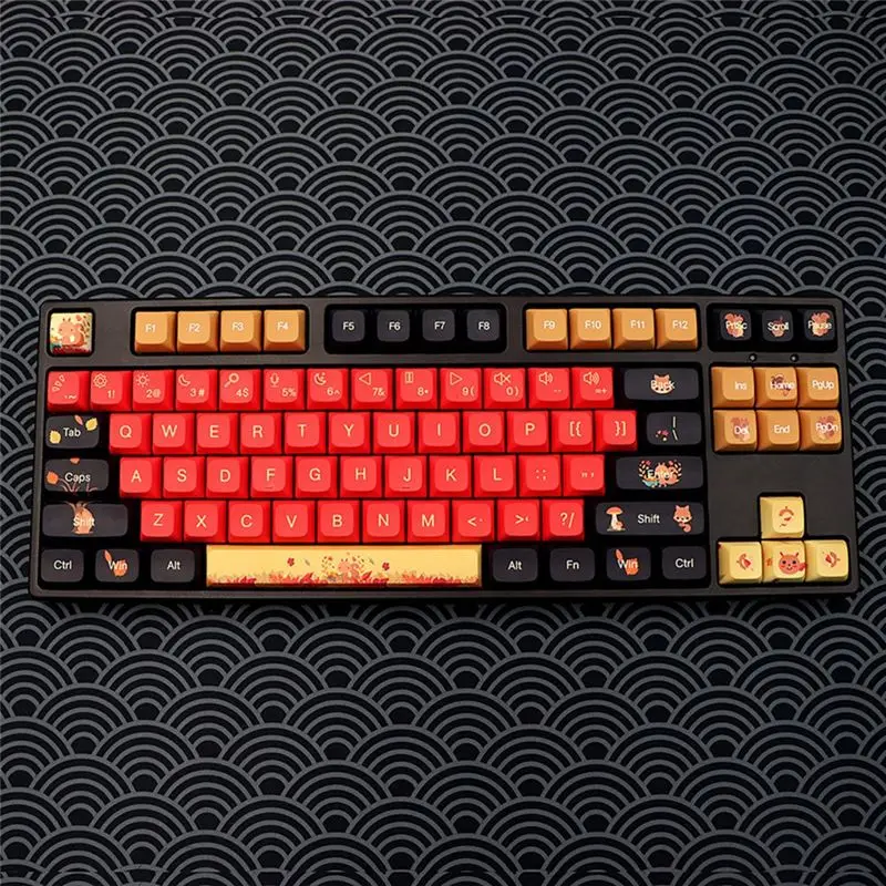 

Стабильные-139-клавишные колпачки для клавиш из ПБТ, шариковая крышка XDA, разделенная крышка из ПБТ, пятисторонние сублимационные колпачки для большинства механических клавиатур