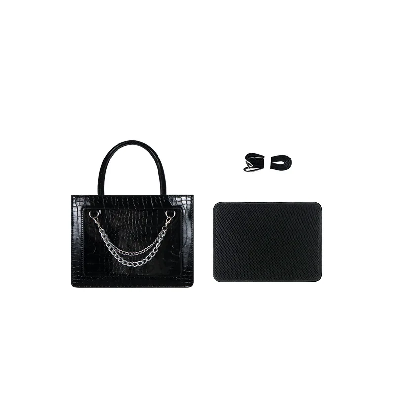 

New Gothic Trendy Women's Multi-color Transparent Crossbody Chain Bag Faionable oulder Bag Daily Use Painful Bag