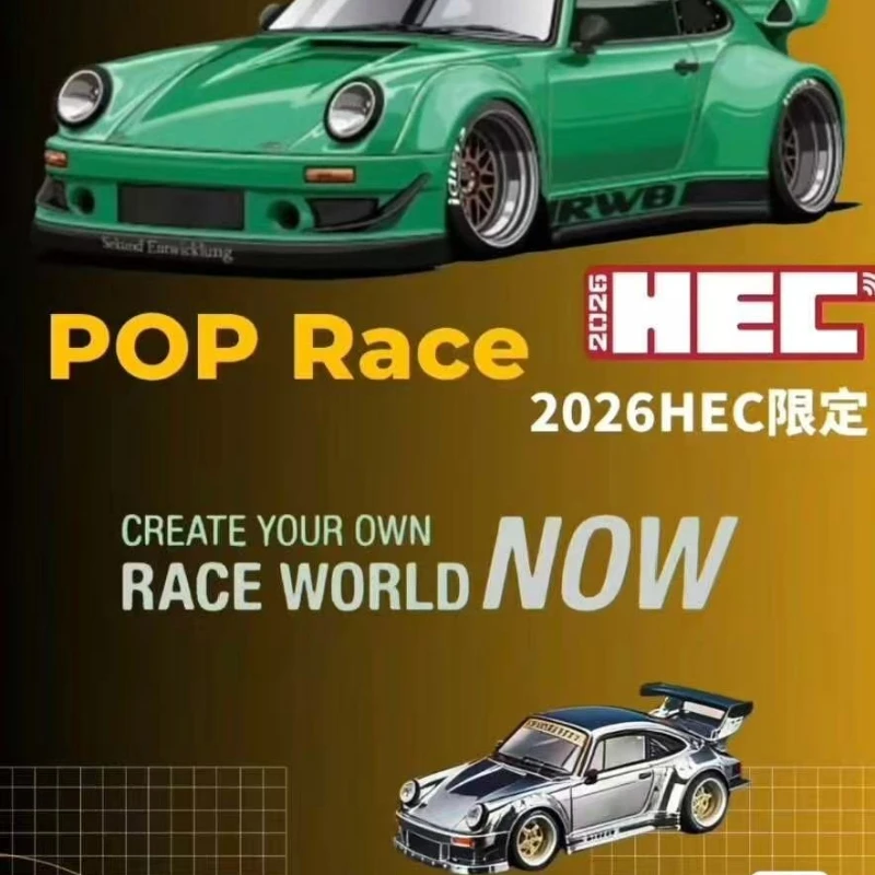 POPRACE 1:64 Porsche 930 RWB 2026 Exhibition Limited Edition Alloy
