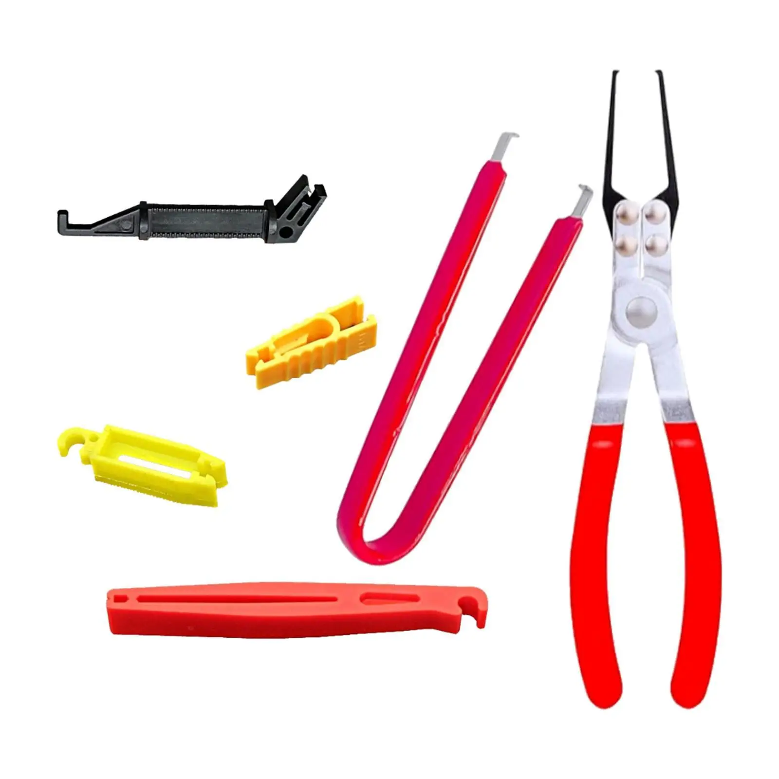 6x Relay Puller Pliers Professional Automotive Relay Fuses Puller for Yachts Narrow Space All Vehicles Industrial Machinery