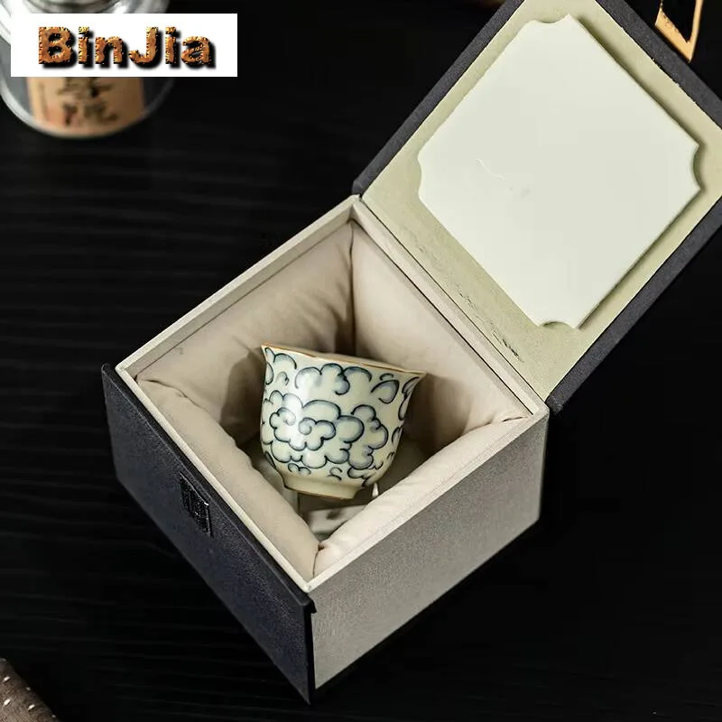 40 مللي الصينية رو فرن السيراميك فنجان الإبداعية زهرة الفم كوب صغير الشخصية براد شاي يمكن فتح وتغذية الكونغ فو Teaset #4
