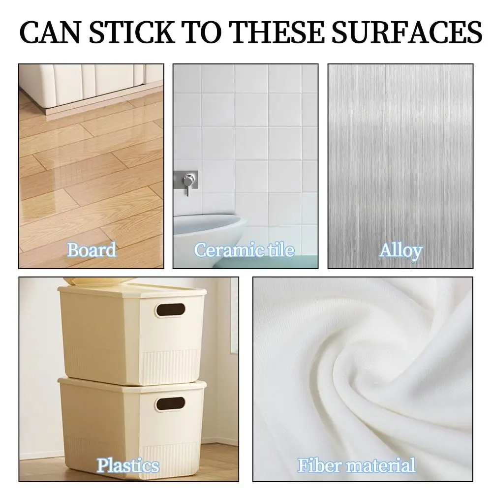 10/20m Heavy Duty Double Sided Tape Waterproof High Viscosity Carpet Tape Removable Cloth Base Wall Adhesive Tape Rug Cushion