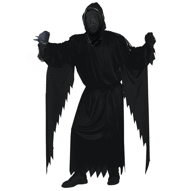 Halloween Adult and child clothing Scream Ghost Dress Up Props Prom Reaper Cosplay Death Costume