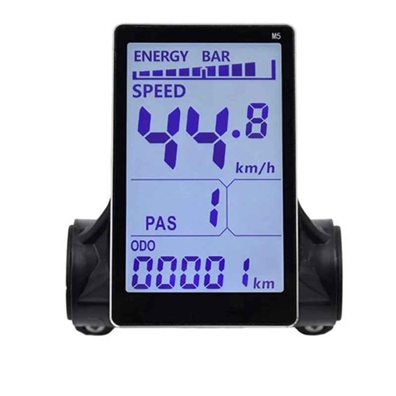 Medidor de pantalla LCD para bicicleta eléctrica de M5, Panel LCD para bicicleta de montaña, 24V, 36V, 48V, 60V, SM 5PIN