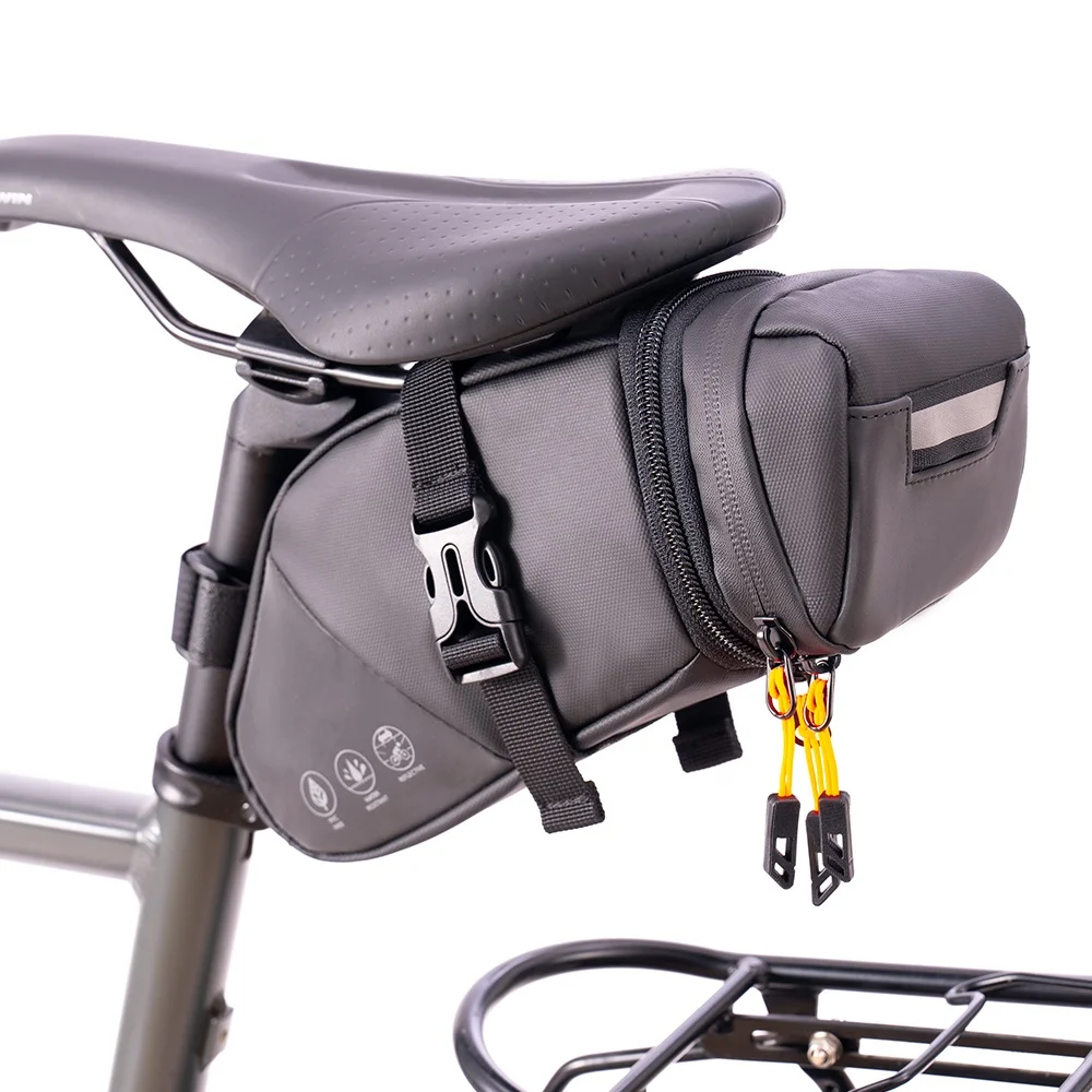 

Factory 2024 Newest Extendable High-Reflective 2L Mountain Road Travel Bike Saddle Bag Bicycle Under Seat Bags Tool Storage