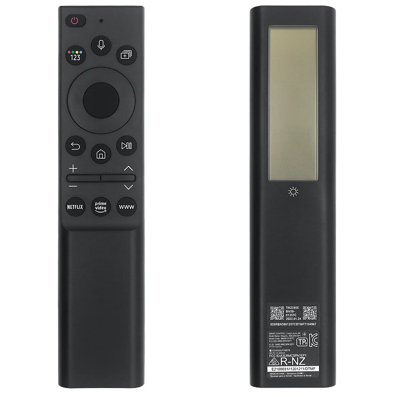 BN59-01357C Głosowy pilot zdalnego sterowania na energię słoneczną, Kompatybilny z telewizorami Samsung serii QA80A QN85A QN90A QN700A QN800A QN900A — zdjęcie produktu 3
