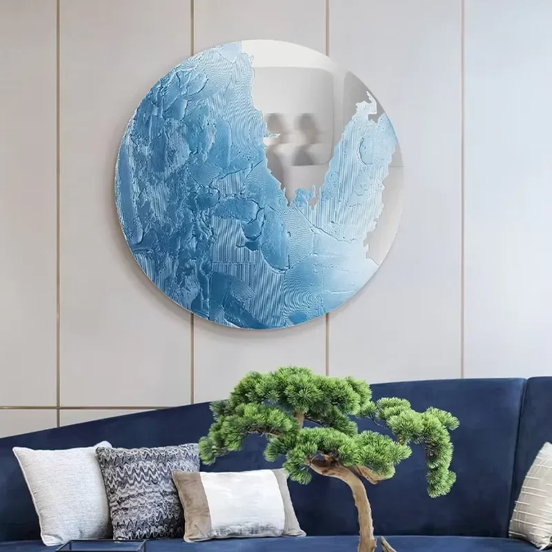 for Professional Artist Design Luxury Modern Home Decoration Stainless Steel Mirror Wall Frameless Decorative Art