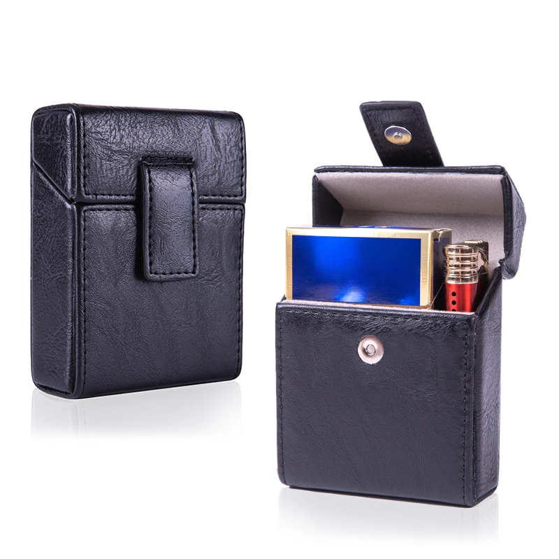 Coarse Cigarette Case 20 Pcs with Lighter 2-in-1 Men's Whole Bag of Foreskin Creative and Portable