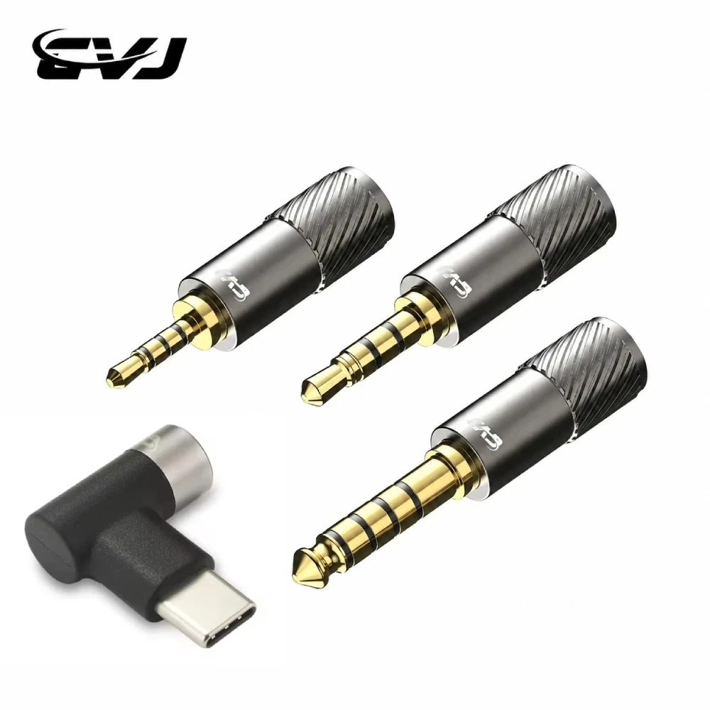 CVJ 2.5mm 3.5mm 4.4mm Type-C Plug For CVJ Earphone Cable Interchangeable Audio Plug High Quality for Superior Sound Transmission