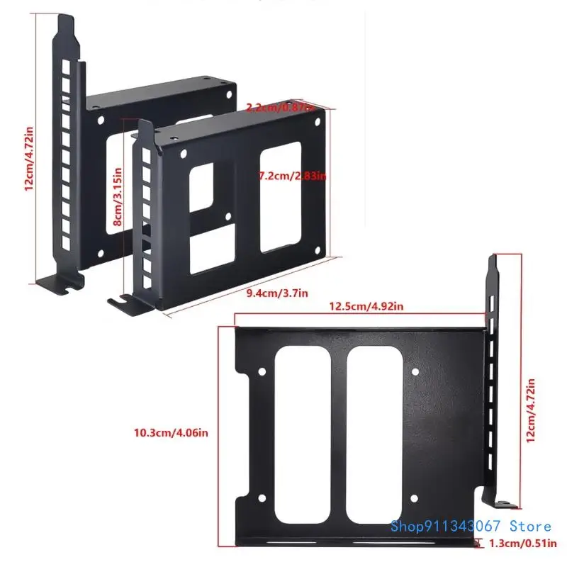 2,5/3,5 inch harde schijf houder voor PCI HDD SSD metalen lade montagebeugel Drop Shipping