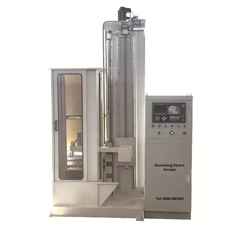 ماكينة تبريد أوتوماتيكية بالكامل عالية التردد من الشركة المصنعة معدات السكك الحديدية دليل رمح الفولاذ المقاوم للصدأ 100 كجم/ساعة TvЧinstallка