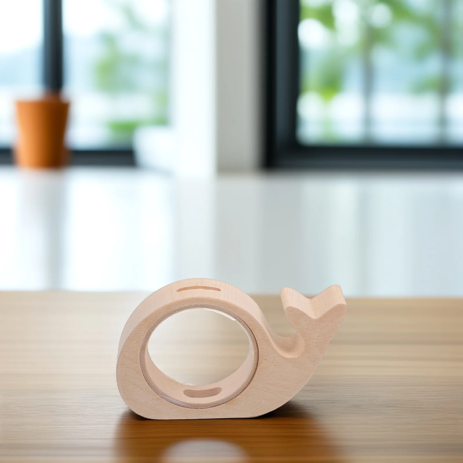 木製クジラ型貯金箱、装飾的な動物のコインバンク、子供用貯金箱、マネーポット、コインコレクターの装飾