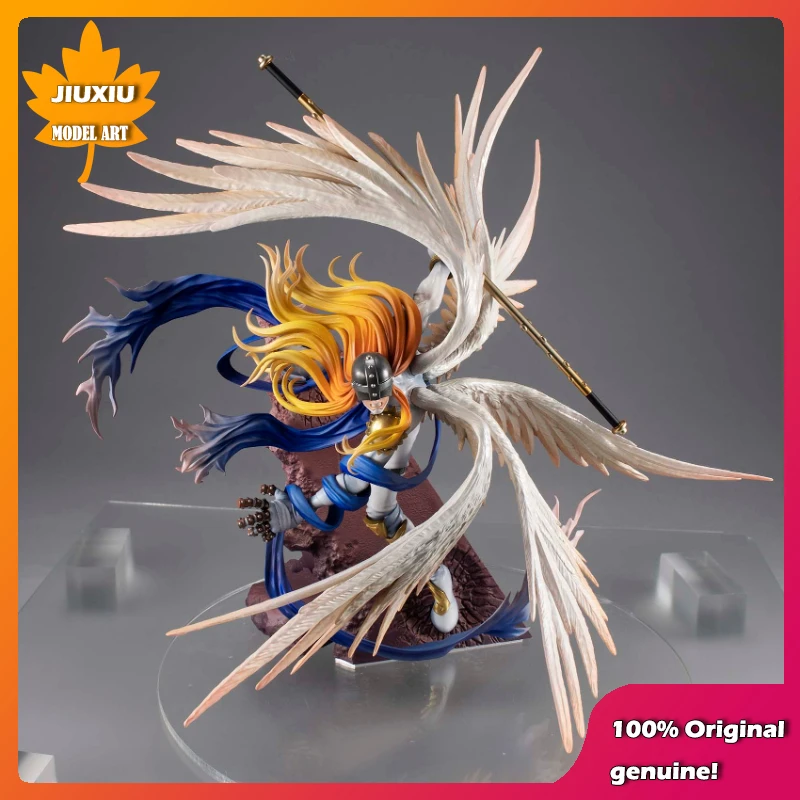 

100% Original:Anime Digimon Adventure Angemon 22cm PVC Action Figure Anime Figure Model Toys Figure Collection Doll Gift