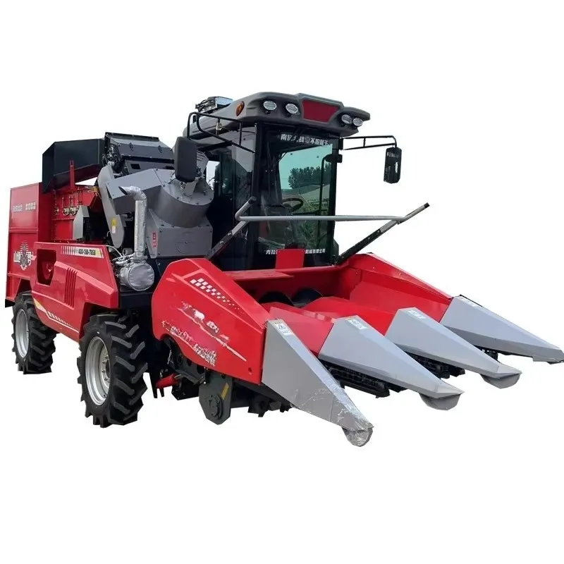 Small Crawler Combine Harvester For Paddy Field Anti Slip Track Diesel Power Farm Rice Cutting Threshing Grain Collecting