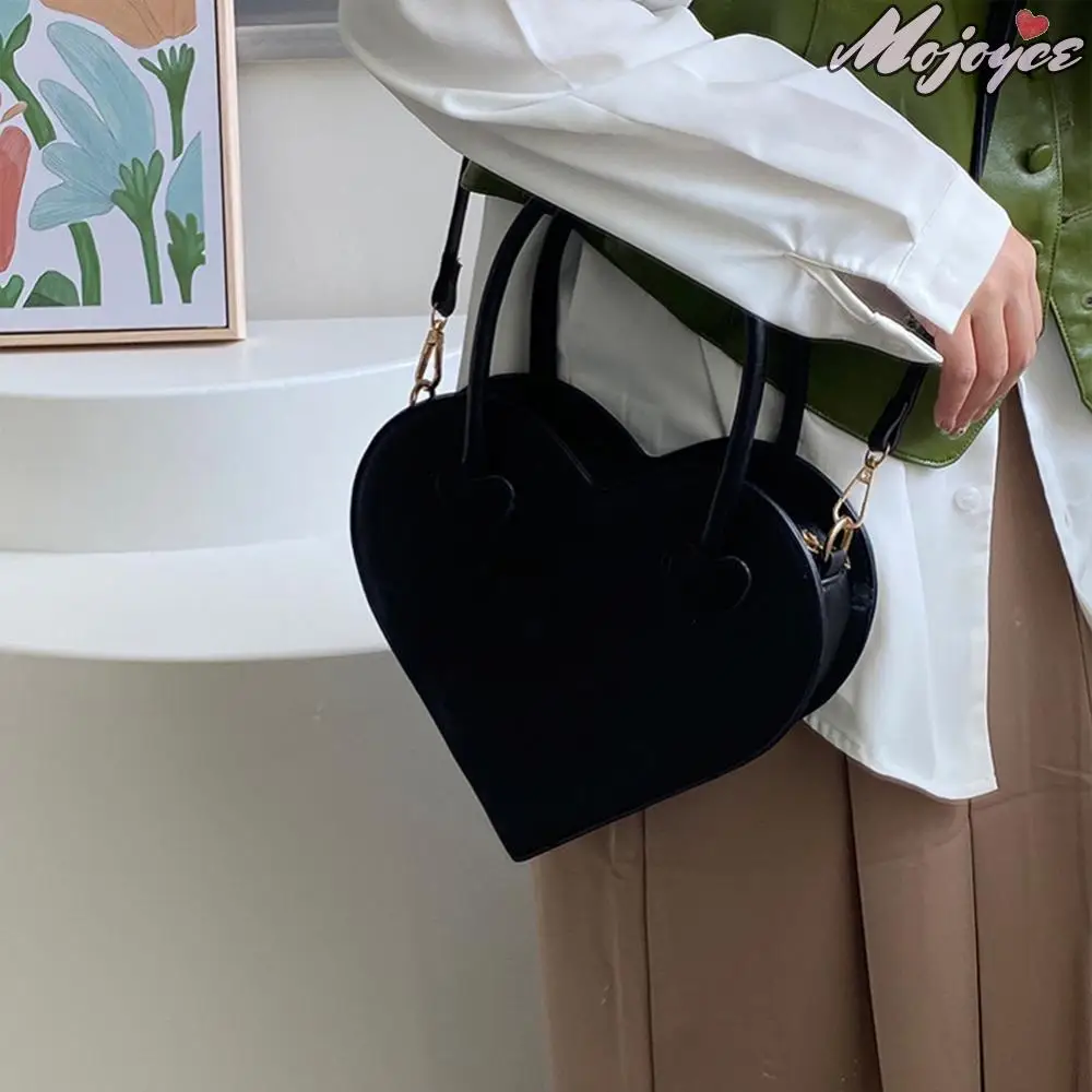 

Love Heart Shoulder Messenger Bag Women Fashion Leather Small Tote Purse Handbag