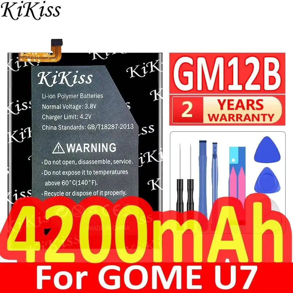 GOME U9/U7mini U7 미니/U7/S1/K1/note C72/T1 GM2017D07A 2016G68A 배터리 + 트랙 번호용 KiKiss 배터리