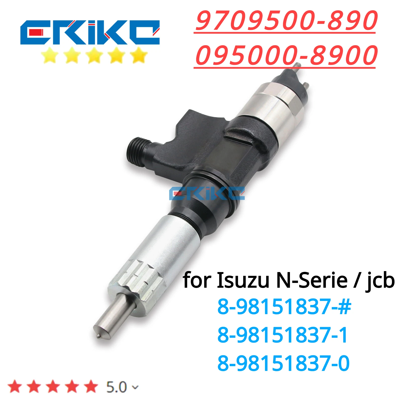 ERIKC 9709500-890 095000-8900 Diesel Injector 0950008900 Fuel Injection Assembly 9709500890 For Isuzu N-Series 4HK1 8981518371