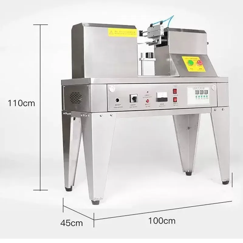 Air Driven Ultrasonic Tube Sealing Machine Stainless Steel Frame Pressure Gauge Control Plastic Aluminum Tube Sealer Customized view 3